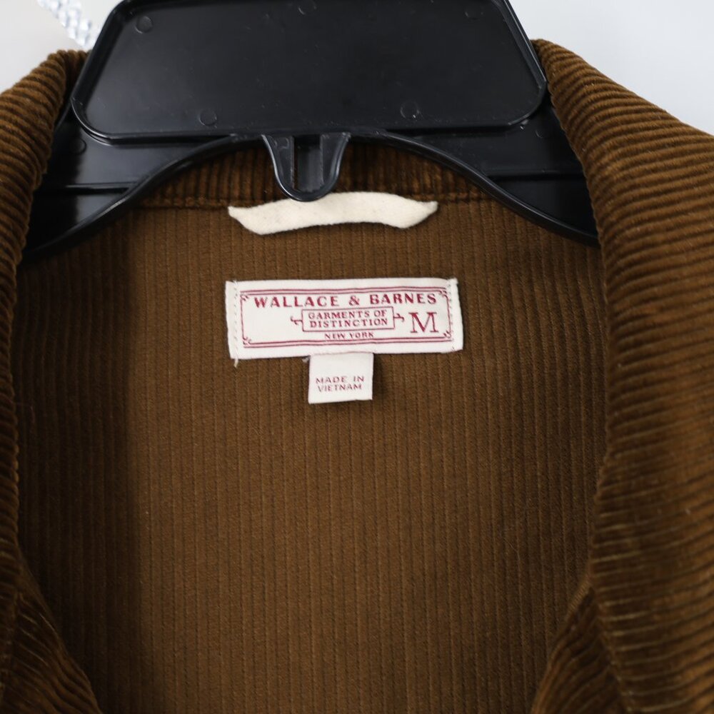 Wallace & Barnes Chore Jacket Men’s Medium Corduroy Button Up Pockets Brown - Picture 4 of 13